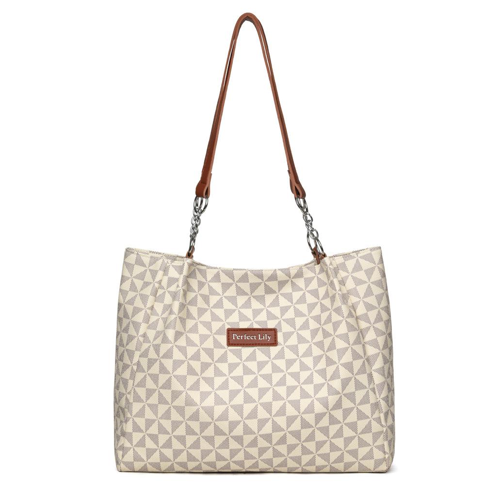 Ladies' Large Capacity Trendy Fashion Printed Casual Shoulder Bag Tote Bag