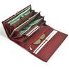 Genuine Leather Womens Wallet European Style Magnetic Closure Multi Function Card Holder Large Capacity Long Patent Leather Purse