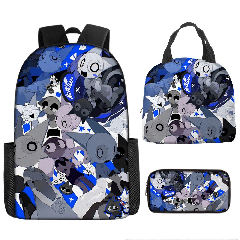 Rhythm Box Children's School Bag 1 piece minimum order new sprunki printed large-capacity campus student backpack
