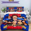 3pcs Ted Lasso Bedding Set Duvet Cover Closure Includes 1 Duvet Cover & 2 Pillowcases, Soft and Comfortable for All Seasons.