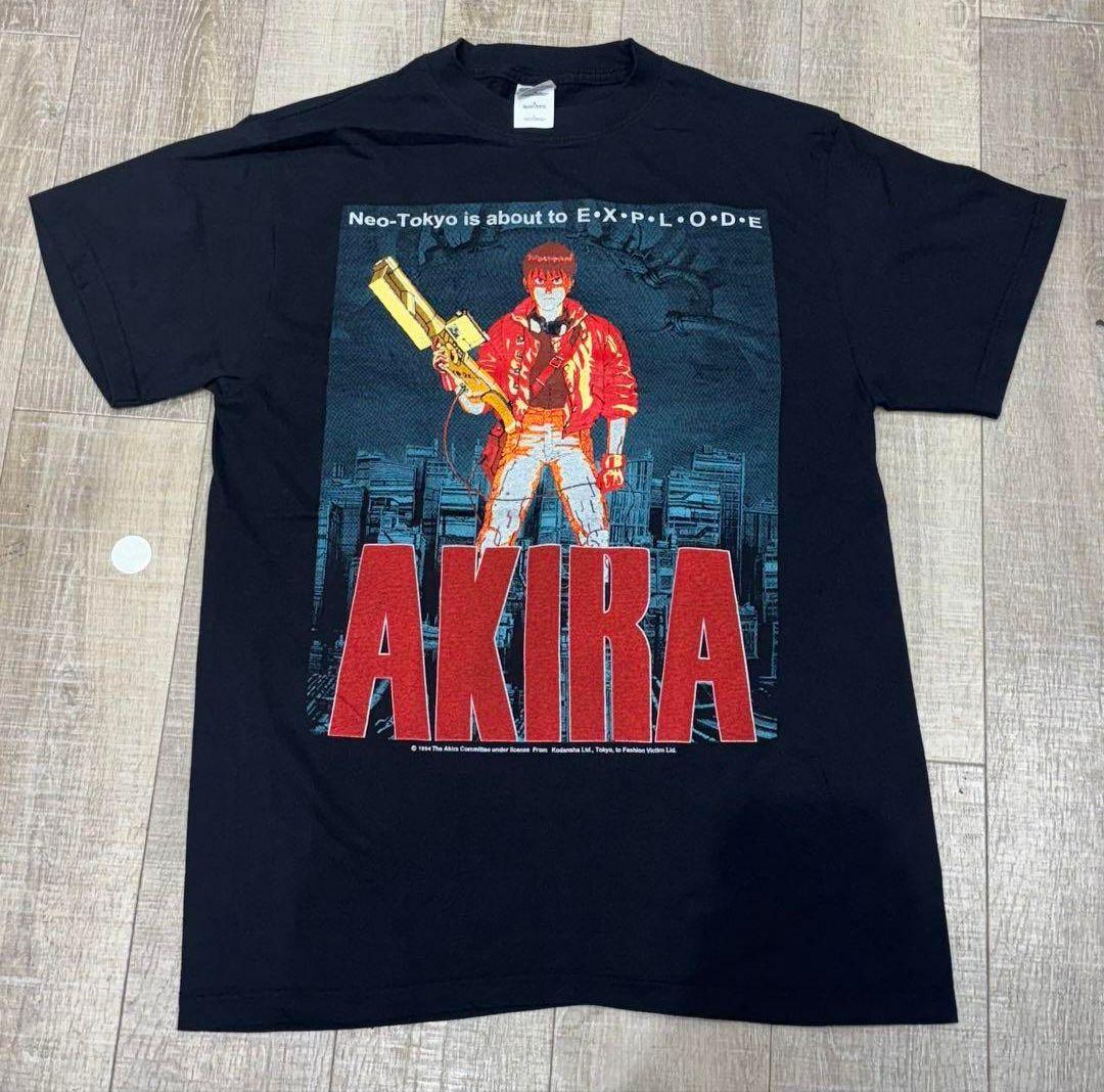 

[USED] 90s AKIRA Kaneda Anime T-Shirt Black L