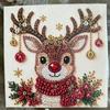 DIY Weihnachts-Perlen-Diamantmalerei Kunst-Set 3D Weihnachten Perlen-Bilder Bastel-Set für Anfänger Heimdeko Wandkunst Partygeschenk