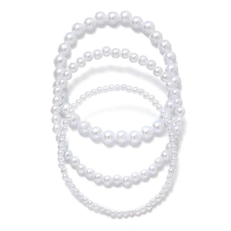 

Ankle Bracelets for Women Elastic Foot Chain Anklets Bohemian Pearls Beads Anklet Handmade Beach Foot Jewelry Gifts 1