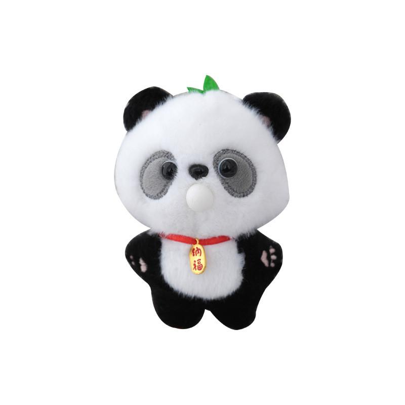 Chengdu Panda Plush Pendant Souvenir Soft Cuddly Panda Keychain For Children