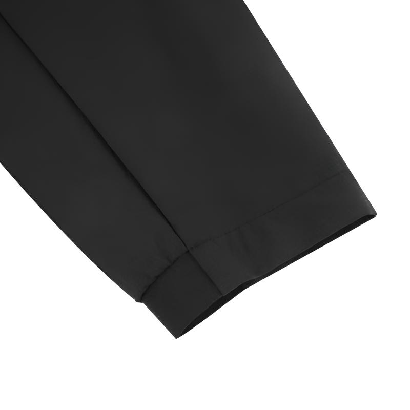 Li-Ning Minimalistická Móda Teplá Větruodolná Pohodlná Univerzální S Kapucí Svetr Bunda Ležérní Sportovní Oblek Unisex Vrchní Oblečení Černá AFDVF91-1+YYKV299-1