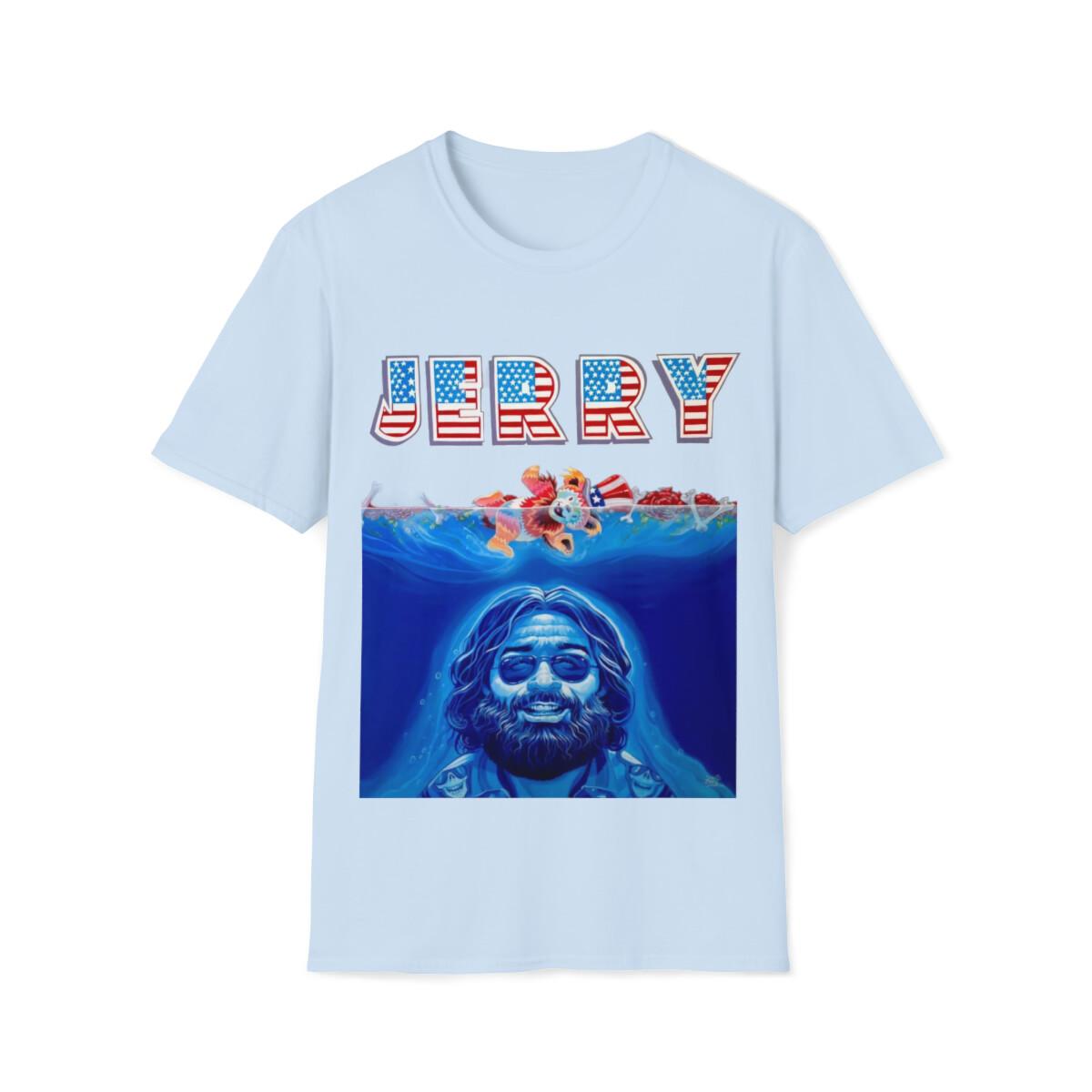 Unisex Cotton T-Shirt. Grateful Dead, Jerry Garcia L