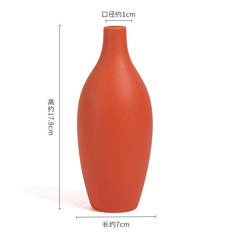 Ceramic Vase Morandi Vase Dry Flower Arranger Living Room TV Cabinet Table Decoration Ceramic Soft Decoration Home Acessories