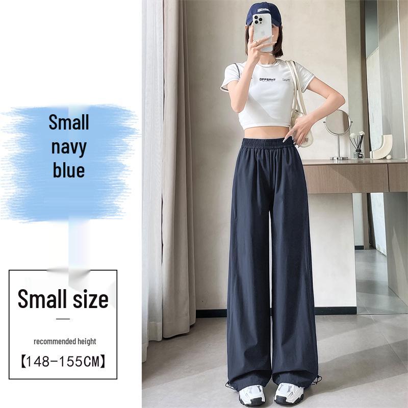 Women's 2025 Summer Quick-Dry Wide-Leg Hiking Pants with Sun Protection, Cuffed Style, Cargo Pockets, and Straight-Leg Design
