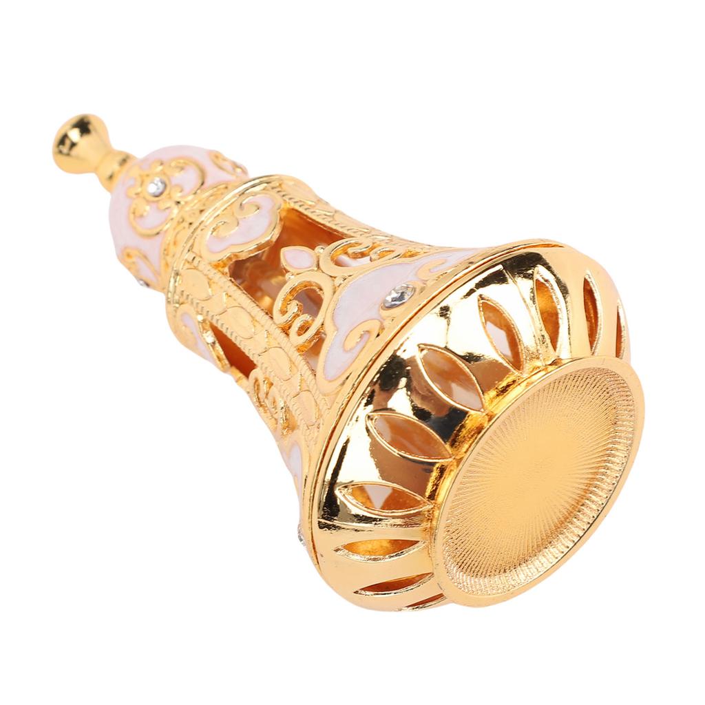 Vintage Perfume Bottle Reusable Zinc Alloy Middle Eastern Hollow Out Sealed Liquid Bottle