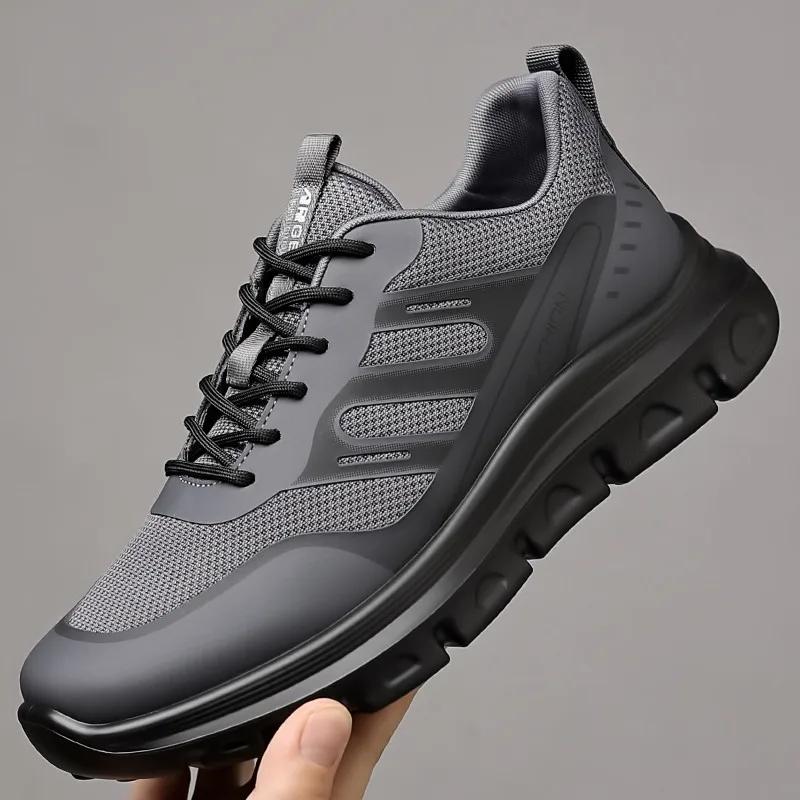 Normal Leather Rubber Sole Shoes Loafers Men Hiking Tennis For Men Walking And Hiking Shoes Sneakers Sport Shoses Shoess