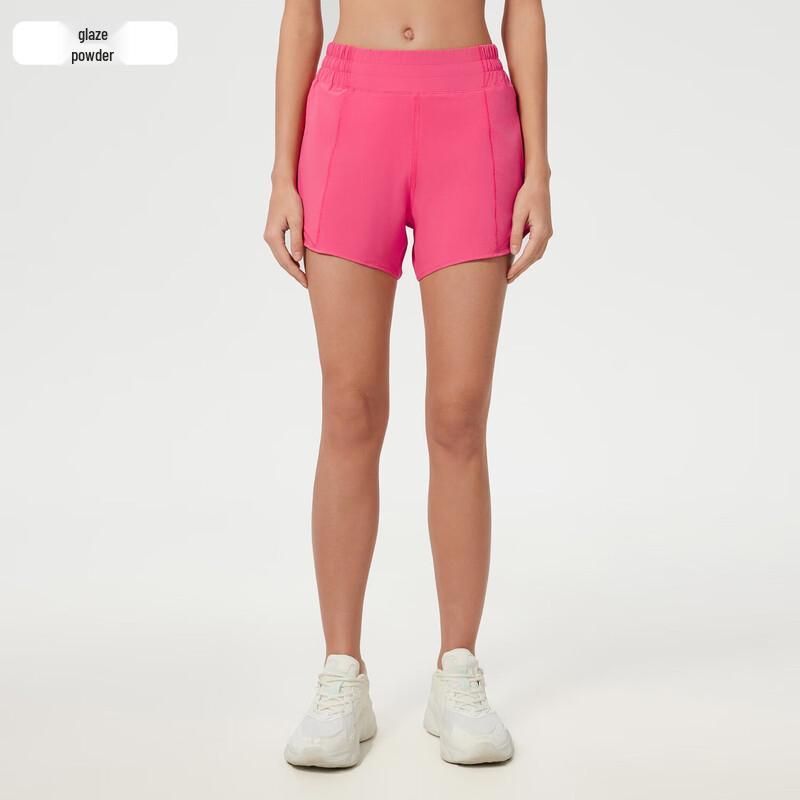 YIXI Women s Breathable High-Waist Athletic Shorts