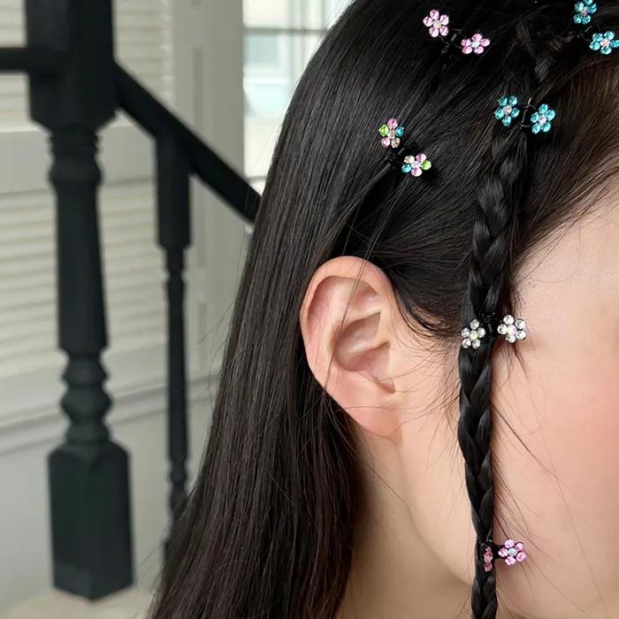 [2SET] mini flower hair pin (5colors)