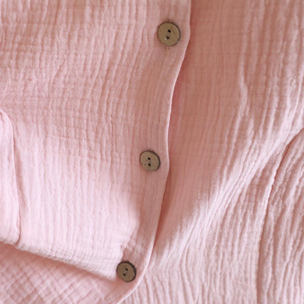 Women's Cotton Pajama Set: Padded, Long Sleeve & Pants, Pocketed, Spring/Autumn Wear