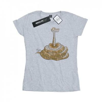 Womens/Ladies The Jungle Book Classic Kaa Cotton T-Shirt