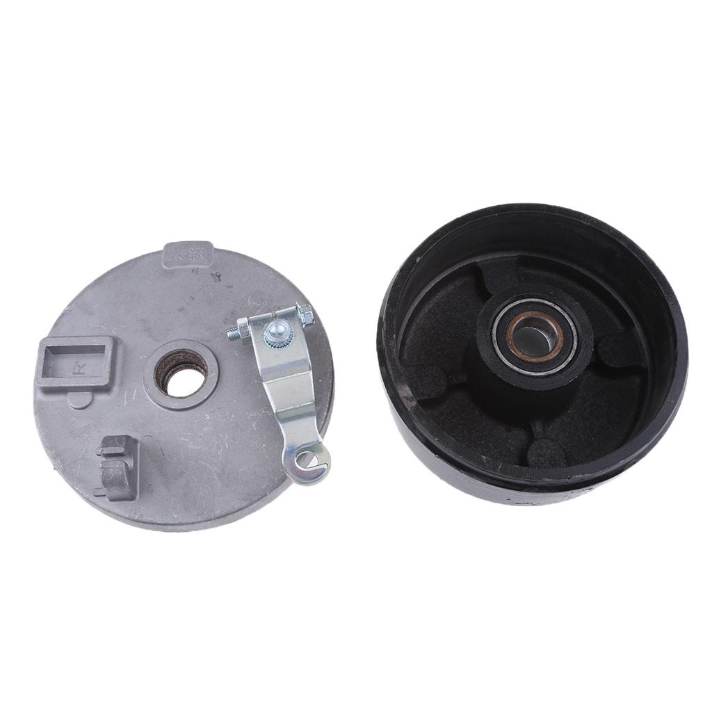 4 Drum Brake Housing Wheel Axle + Shoes