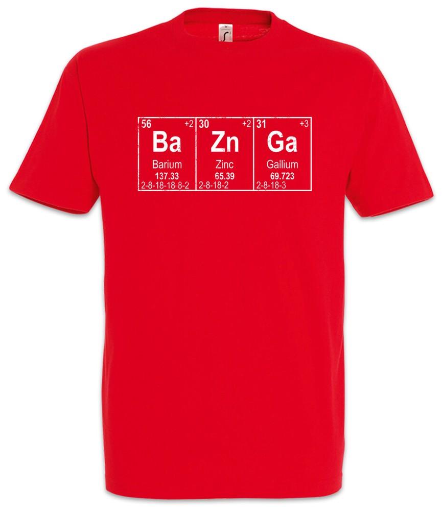 Ba Zn Ga T-Shirt Chemist Chemistry Teacher Professor Fun Geek Nerd Scientist
