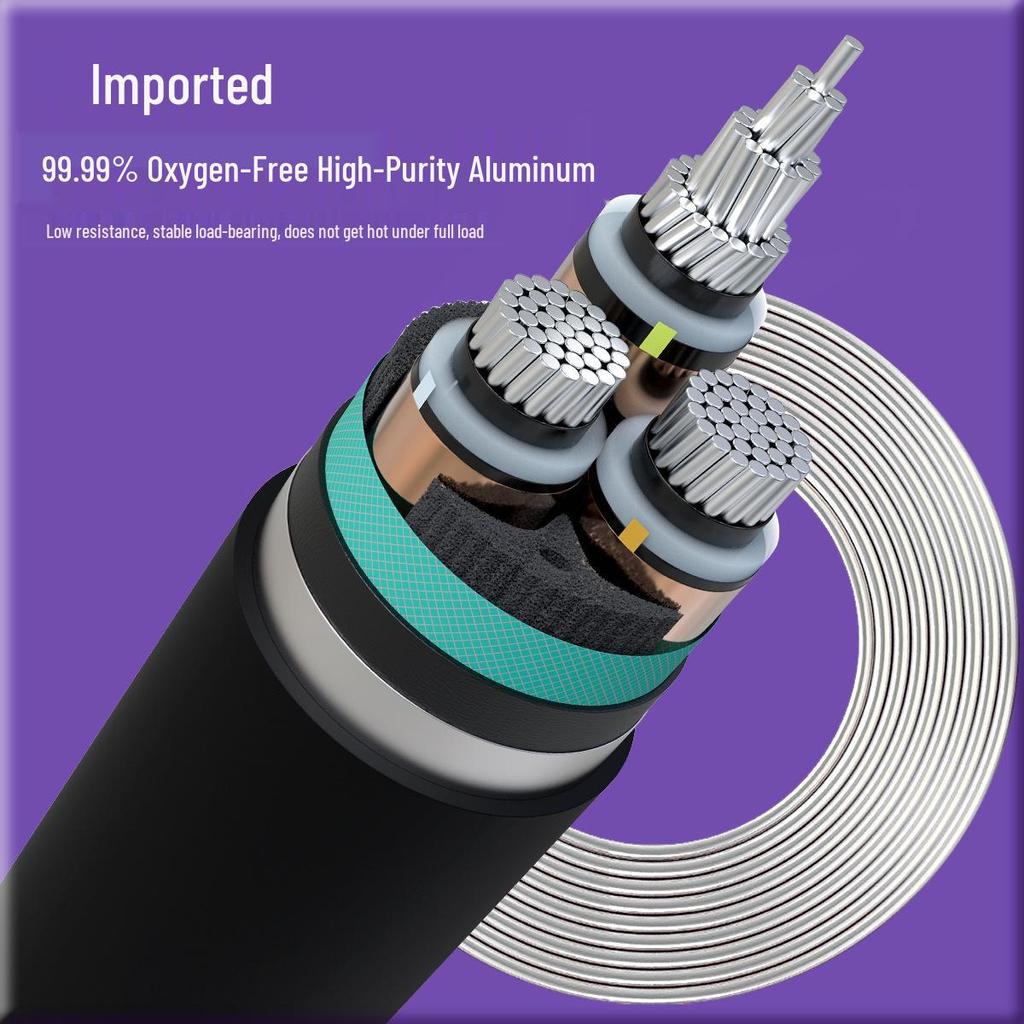 YJLV22 Aluminum Core Armored High Voltage Power Cable 8.7/15KV, 1 or 3 Core, 35-400 sq mm