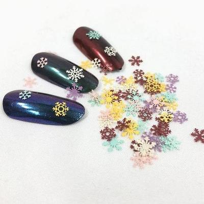 G4 Nail Paper Glitter Color Snowflake Mix 1 Pack (S8499929)