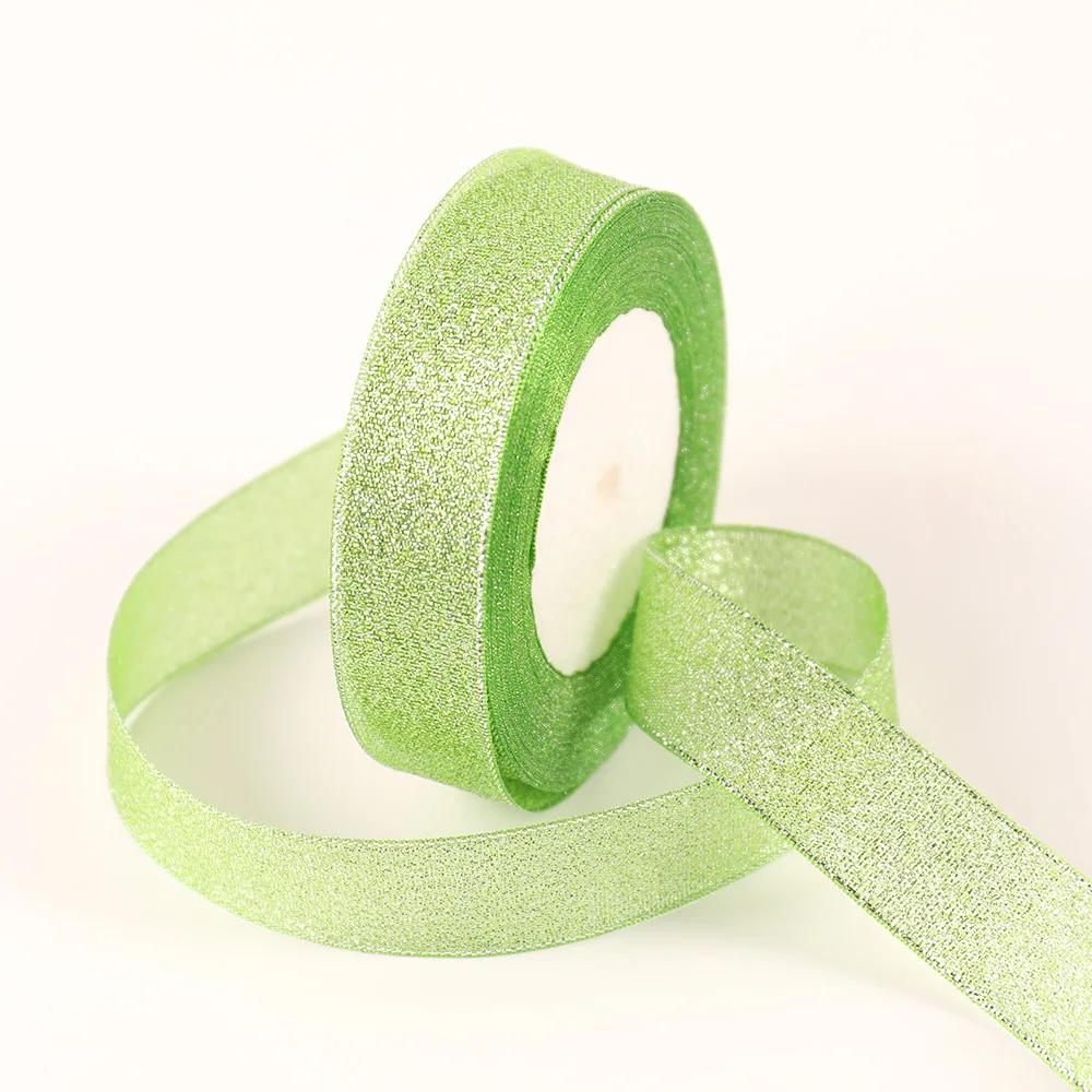 25yards 20mm Colorful Onion Glitter Ribbon for Gift Packaging Webbing Christmas Wedding Decoration Supplies Handmade Ribbons