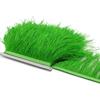 1Meter Natural Fluffy Ostrich Feathers Trim 8-10Cm Red Ostrich Plumes Craft Ribbon For Wedding Dress Sewing Clothing Decoration