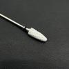 1Pc White Ceremic Nail Drill Bits Ceramic Cuticle Clean Bur Rotary Milling Cutters for Manicure Pedicure Dental Polishing Burs
