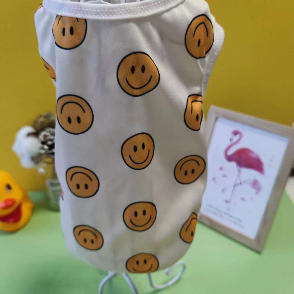 Spring and Summer Dog Clothes Cat Teddy Poodle Chihuahua Bizarre Bear Small Medium Dog Clothes Yellow Duckling Vest