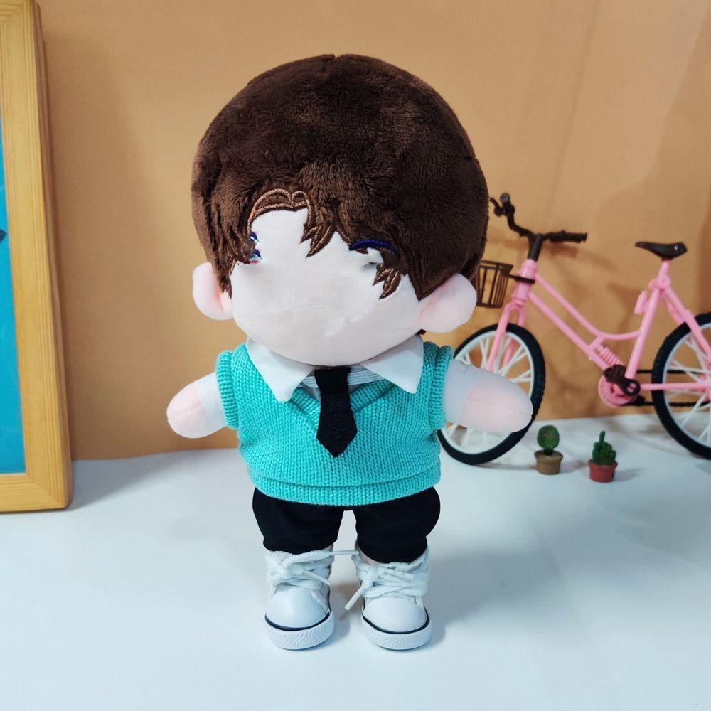 New Doll Clothes for 20cm Dolls Overalls Accessories Plush Doll's Clothing Sweater Stuffed Toy Dolls Outfit for Korea Idol Dolls