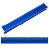 Precision Metric & Imperial Marking V-Ruler,Carpentry Paint Line Ruler - Woodworking Parallel/Vertical Line Scribe Marking Gauge