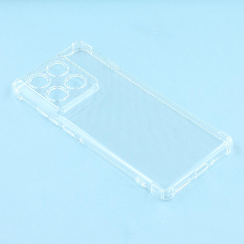 For Motorola Edge 60 Pro 5G Phone Case Reinforced Four Corner Anti-Drop Clear TPU Cover
