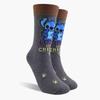 Japanese Style Cartoon Snoopy Mid-Calf Women's Socks - Cute Anime Long Socks
