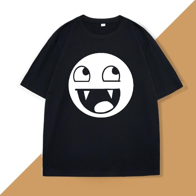 Epic Face Domo Funny Meme T Shirts for Men Women Short Sleeve Fashion High Quality T-Shirt Casual Oversized Streetwear