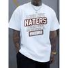 Men's Casual Plus-size 5XL and 6XL T-shirt Trendy Series Printed Non-pilling Short-sleeved Top