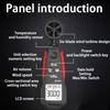 Handheld Anemometer Measuring Speed Wind Volumes Force Temperature Moisture Large LCD Backlight Display for Outdoor