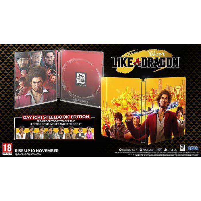 Jeu Vidéo - Yakuza - Comme Un Dragon Jour Ichi - Steelbook Édition - PS4 - 1 Joueur