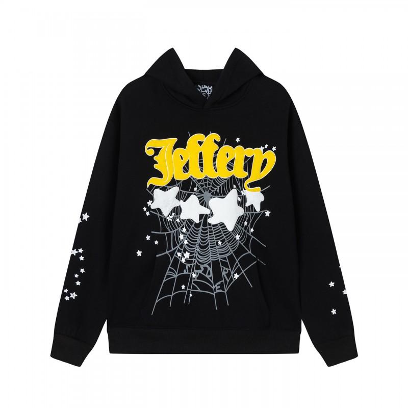 Übergroßer Kapuzenpullover Mit Kräftigem Aufgeschäumtem Buchstabenaufdruck 55555 Unisex Streetwear Winter Warm Baumwollpullover