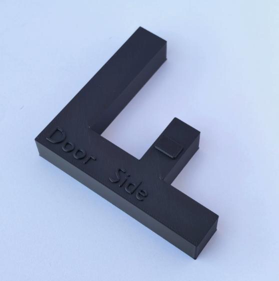

1pc 3D printed RV Door Lock, RV Door Support, F-shaped, Keeps The Door Open чёрный