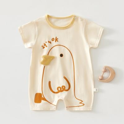 Summer Cartoon Baby One-piece Clothes Romper Short Sleeve Climb Clothing Newborn Jumpsuits Toddler Girl Boy Onesie
