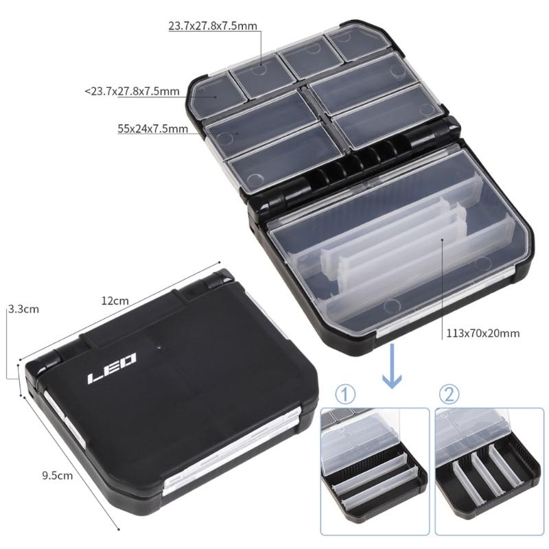 Fishing Tackle Accessory Case Baits Lures Hooks Storage Convenient Storage Boxes