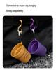 S-Shaped Multi-functional Stainless Steel Carabiner for Backpack and Mountaineering