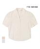 MESENSE Slit Collar Short Sleeve Blouse_Mb35Blm116Z