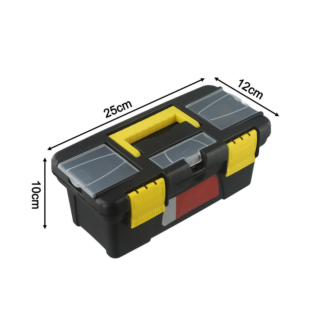 1pcs 10-Inch Two-Layer Plastic Toolbox Mini Multi-Functional Accessories Box Storage Box Repair Tools Organizer