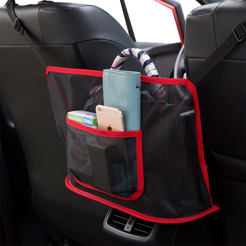 Auto Rücksitzlehne Hängenetze Tasche Kofferraumtasche Organizer Handtaschenhalter Auto Verstauen Aufräumen Innenausstattung