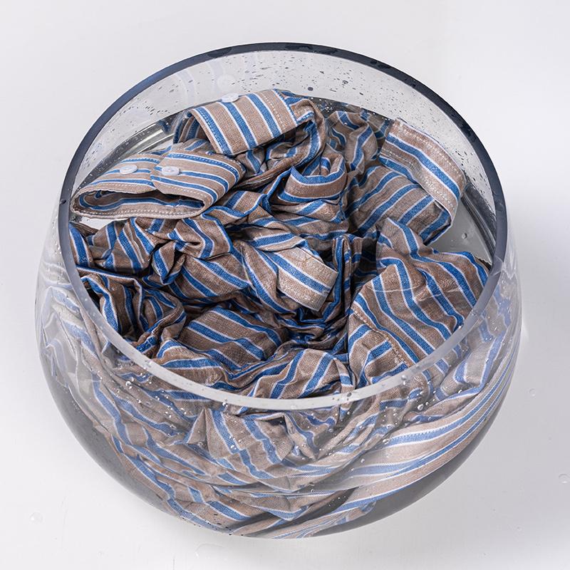 Pure100%Bomull Herr Långärmad Skjorta för Oxford Skjorta Herr Rutig Randig Arbete Vardagsskjortor Herr Regular-Fit Social Skjorta 5XL 6XL