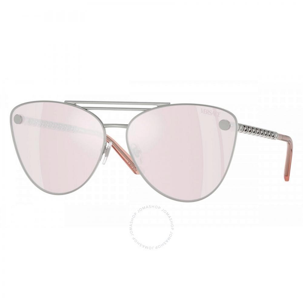 

Versace Pink Mirror Cat Eye Ladies Sunglasses Ve2267 10007v 64