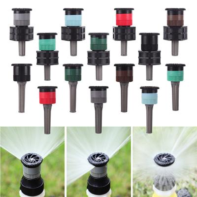 Aspersor Emergente de Riego Boquilla de Dispersión de Repuesto Conector de Rosca Macho de 1/2" Ajustable 0~360 Grados Herramienta de Irrigación de Jardín