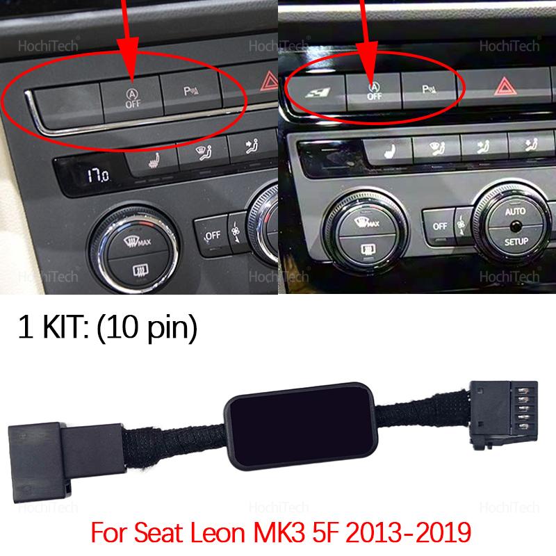 For Seat Leon MK3 5F 2013- Start Stop Engine System Off Eliminator Device Control Sensor Plug Stop Canceller 2016 2017 2018