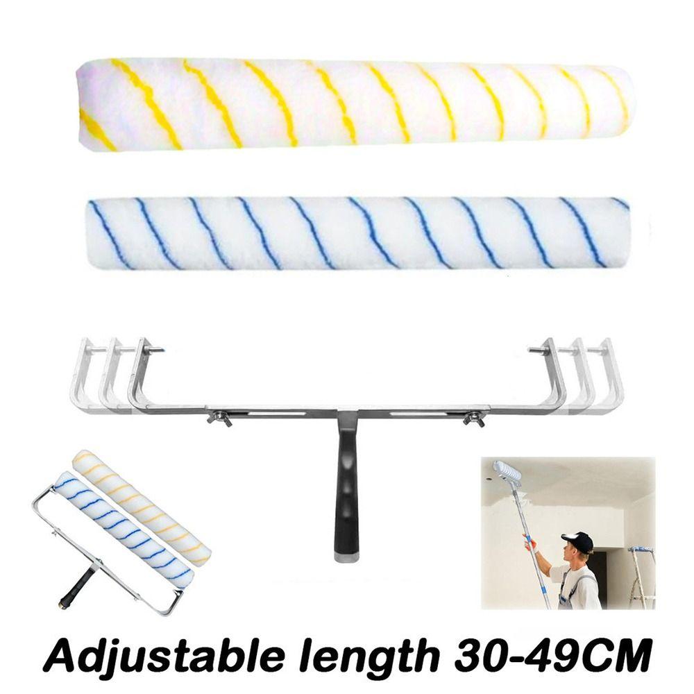 Aluminum Alloy Adjustable Paint Roller Wall Ceilings Alat Paint Brush Holder  for High Ceiling