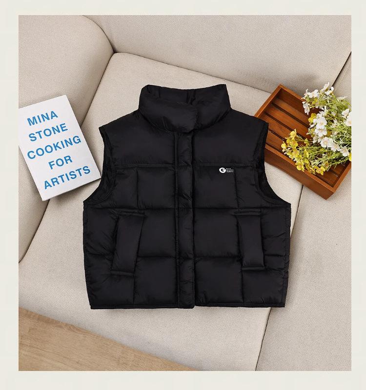 Boys' Cotton Padded Vest - Winter 2026 Children's Clothing