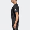 Adidas T Shirts Men's Black Crew Neck Moderate Straight Fit CG2097