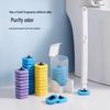2024 Wall-Mounted Disposable Toilet Brush - No Dead Angles, Household Bathroom Cleaner